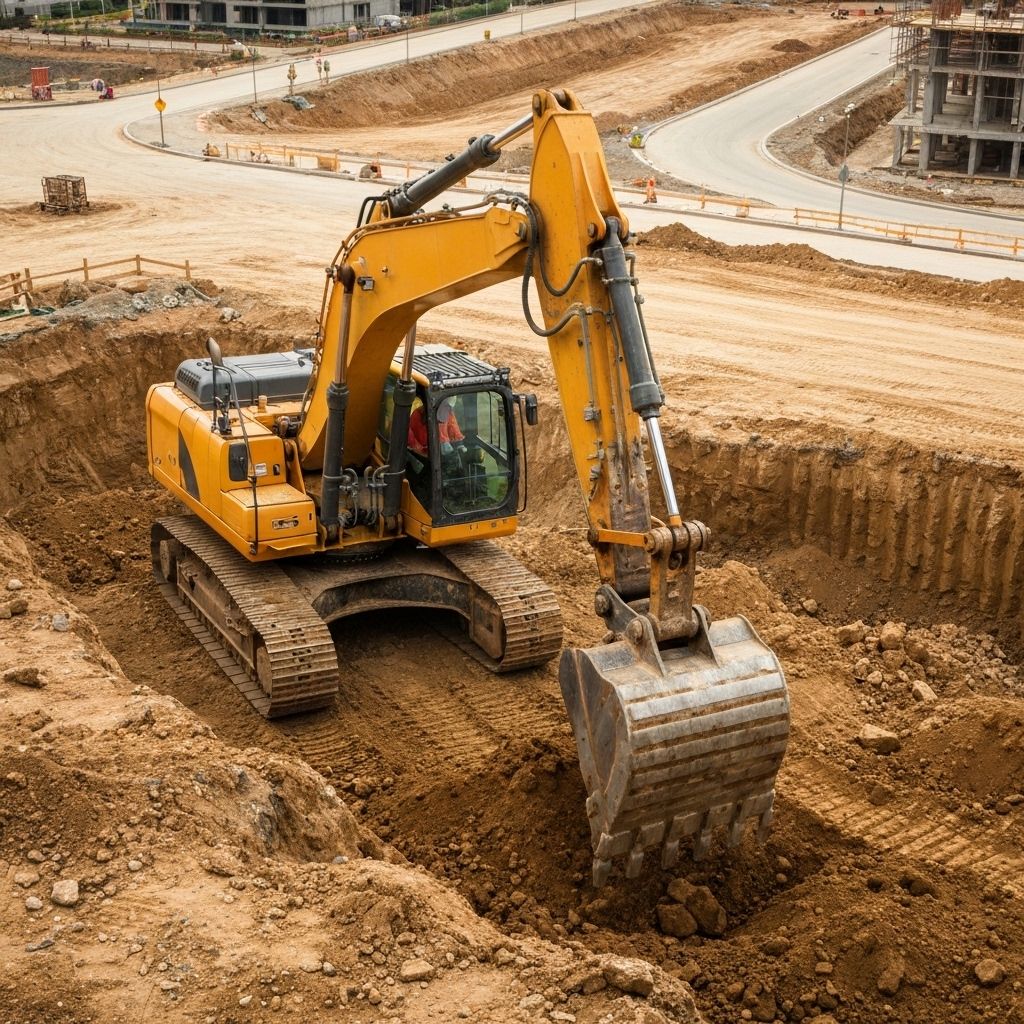 Heavy construction equipment